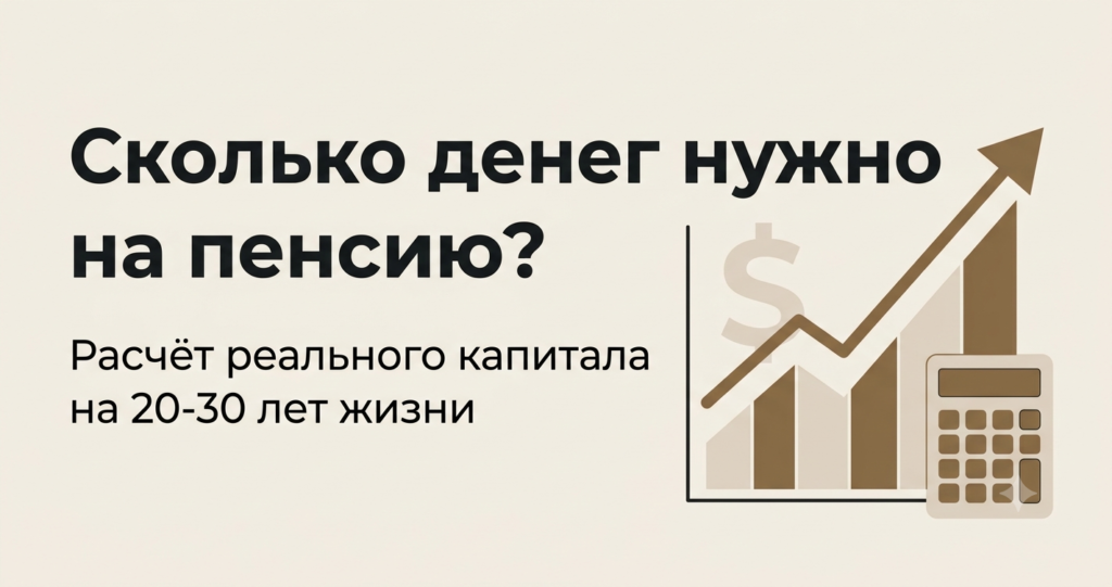 Сколько денег нужно на пенсию: расчёт капитала Пирамида расчёта финансового капитала для пенсии: методика определения необходимых средств на 20-30 лет жизни